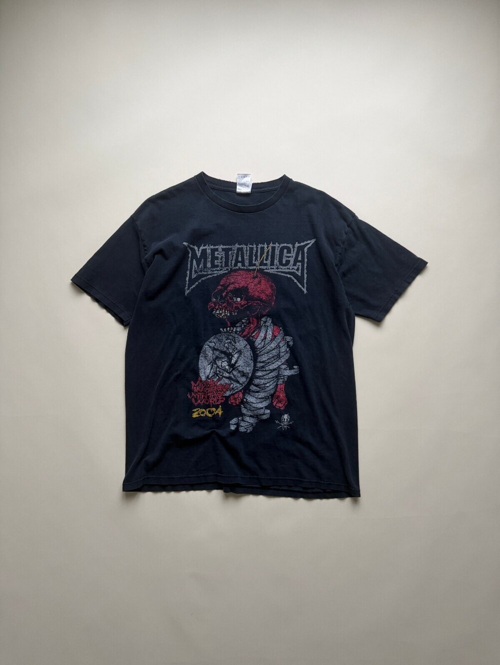 Vintage 2004 Metallica Pushead Metal Heavy Band T-shirt